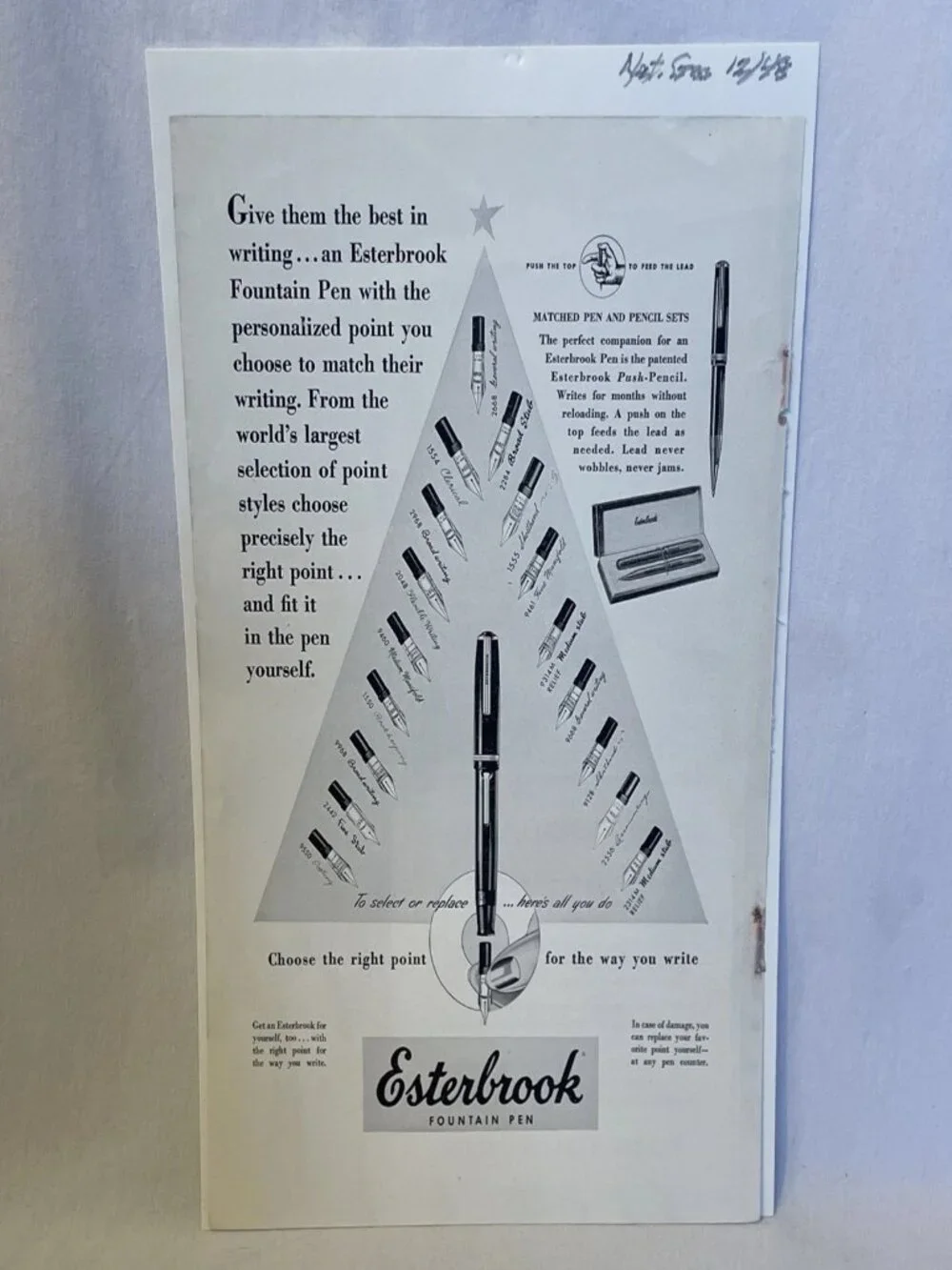 1948 Pennsylvania Railroad Ad Holiday Homecoming National Geographic Christmas - Picture 3 of 11